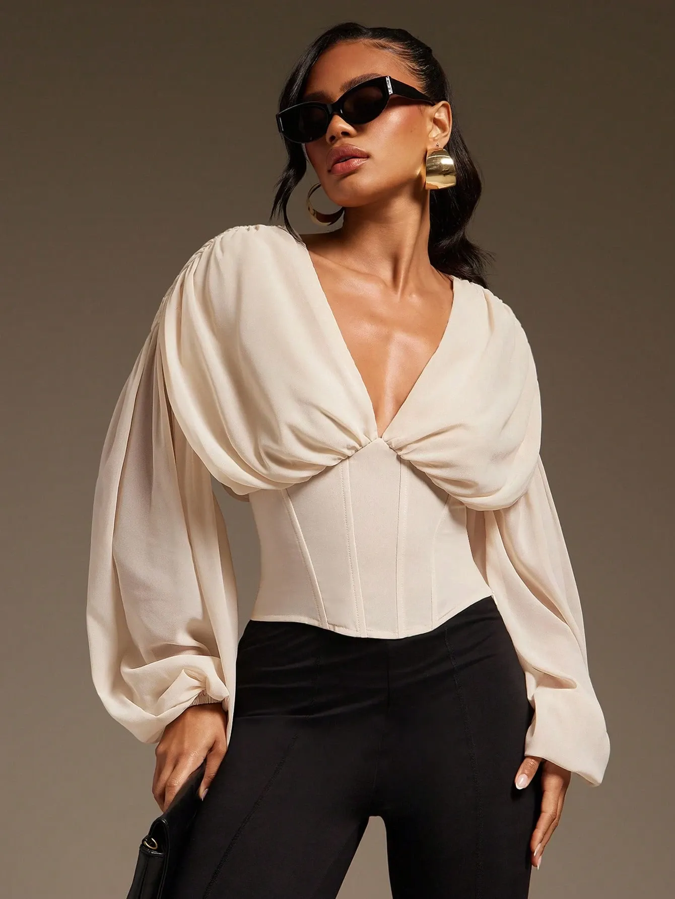 Blusa corset