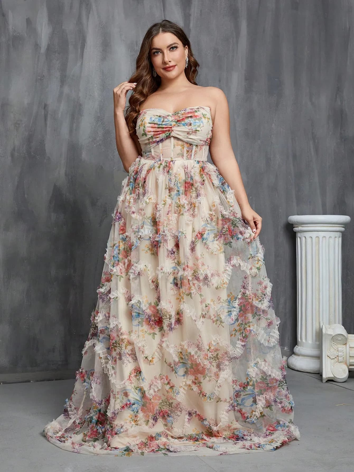 Vestido tomara que caia